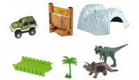 Magic Traxx Dino-Park, Mini Set mit Tunnel 109-teilig