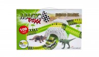 Magic Traxx Dino-Park, Mini Set mit Tunnel 109-teilig