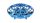 Mini UFO mit Gestensteuerung blau