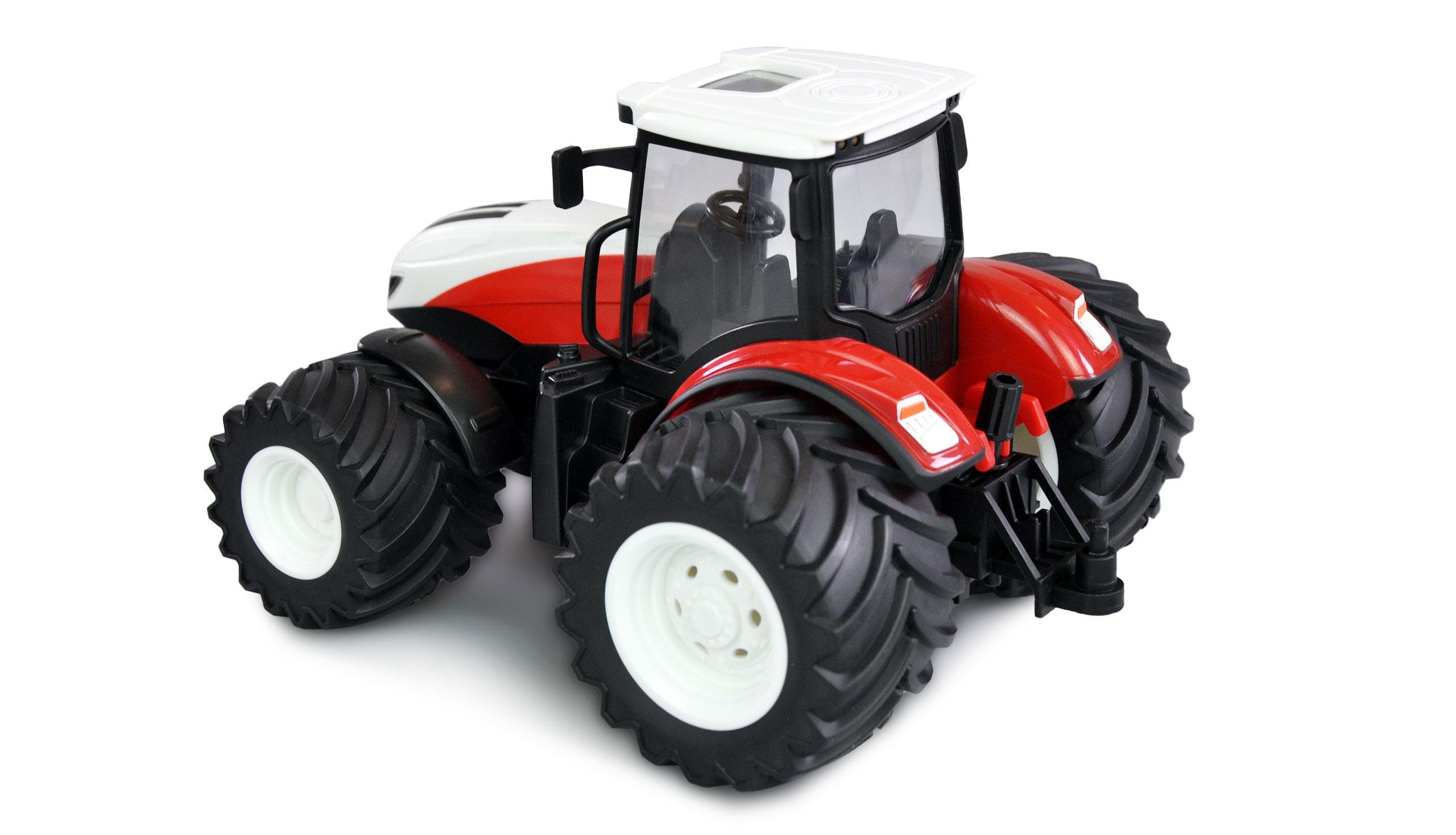 RC-Traktor mit Düngerstreuer, Sound & Licht, 1:24 RTR grün, 29,90 €