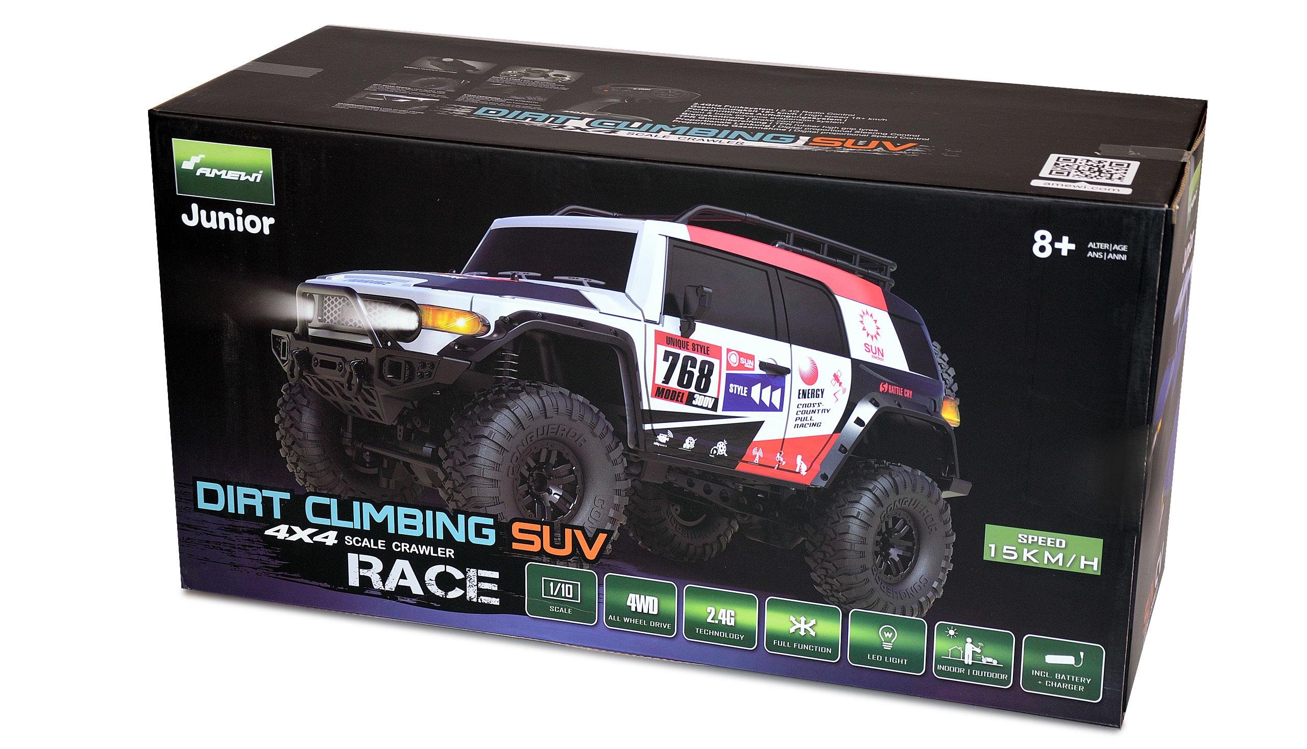 Dirt Climbing SUV Race Crawler 4WD 1:10 RTR weiß/rot, 159,90 €