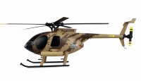 AFX MD500E Milit&auml;r brushless 4-Kanal 325mm Helikopter 6G RTF braun