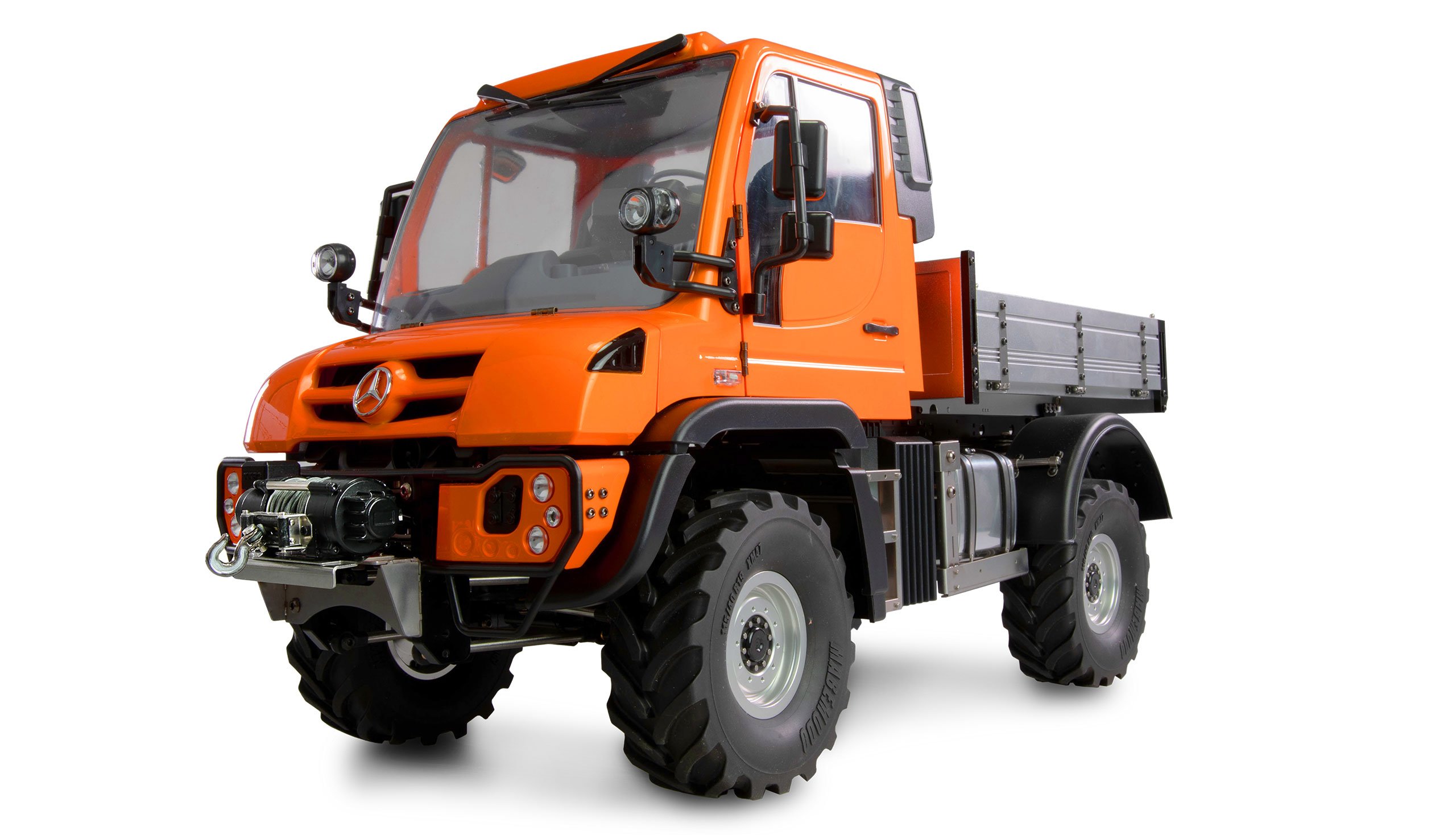 Mercedes-Benz Unimog Geräteträger 4WD 1:10 ARTR orange, 1.399,00 €
